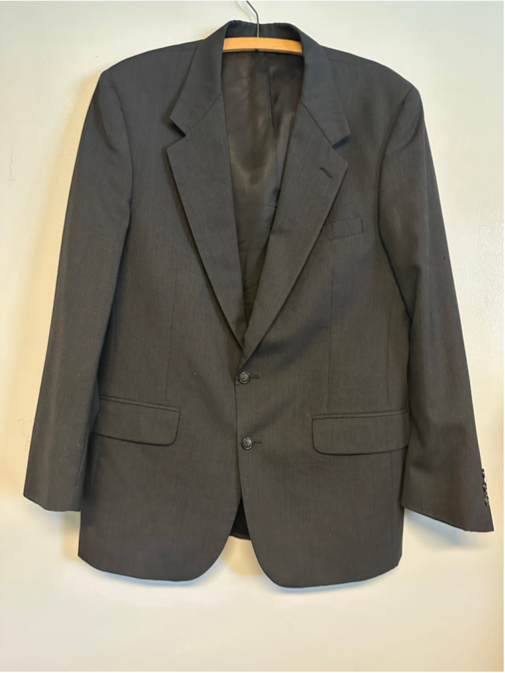 Christian Dior Monsieur Sport Coat Blazer and Trousers Black 100% Wool